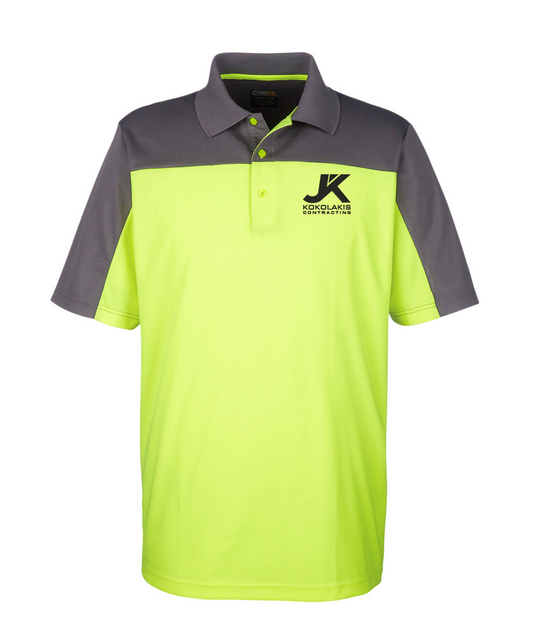 CORE365 Men's Balance Colorblock Performance Piqué Polo