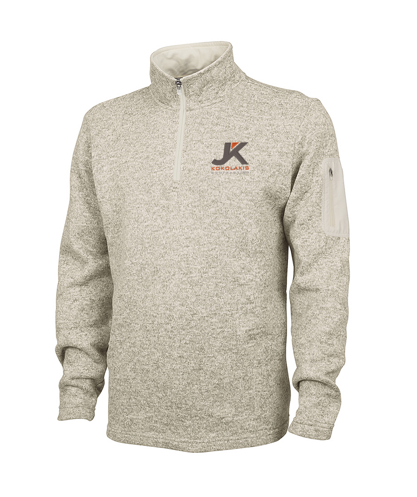 Charles River Men's Heathered Fleece Pullover